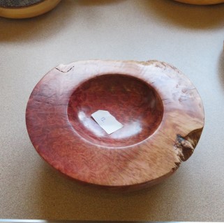 Burr bowl by Geoff Christie